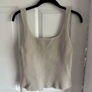 Aritzia Babayon sculpt tank